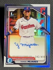 2024 Bowman Chrome 1st REFRACTOR PROSPECT ROOKIE AUTO Yaikel Mijares 342/499