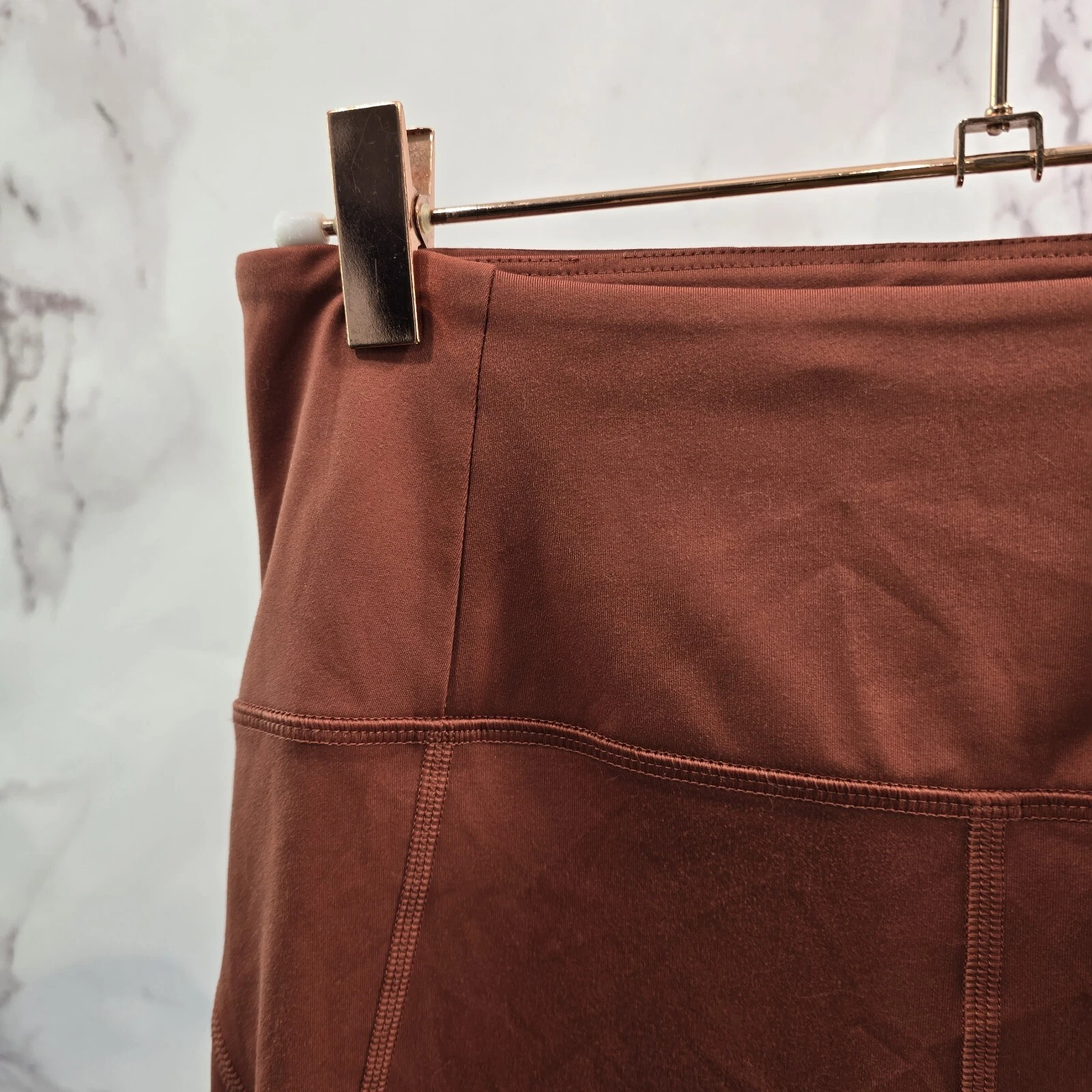 girlfriend-collective terracotta antler crop 7/8 leggings