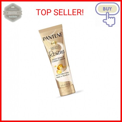 Pantene Miracle Rescue Deep Conditioner with Melting Pro-V Pearls - For Dry, Dam