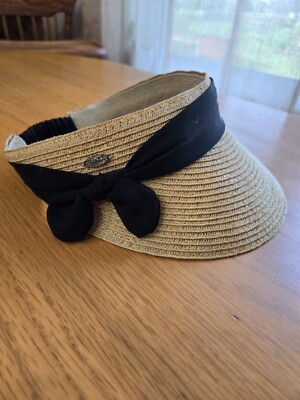 Scala Hat Visor Sun Summer Beach Shade Handcrafted One Size