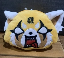 aggretsuko PLUSH wallet / Pass Case/hanger keychain coin bag