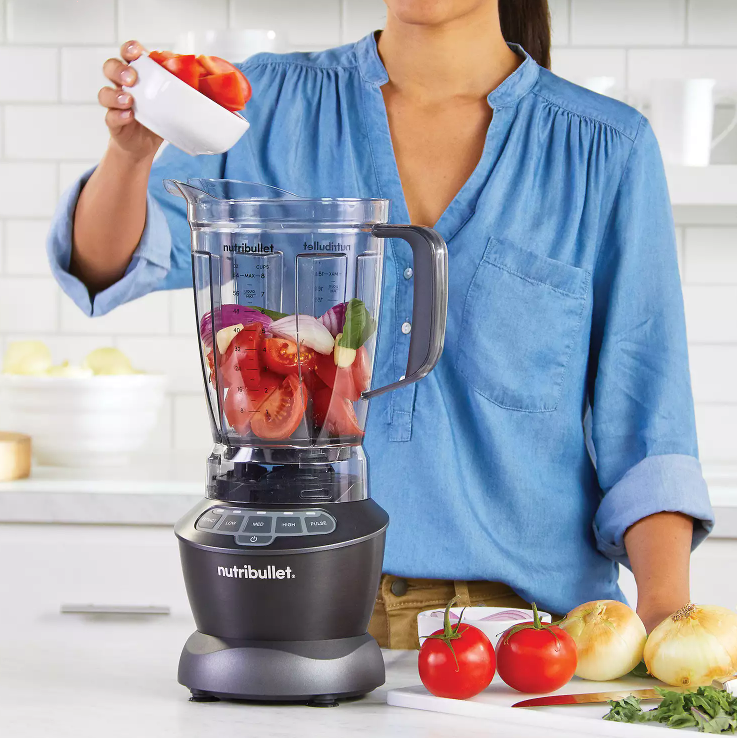 NutriBullet 1200 Watt Blender Combo with Single Serve Cups NBF50500
