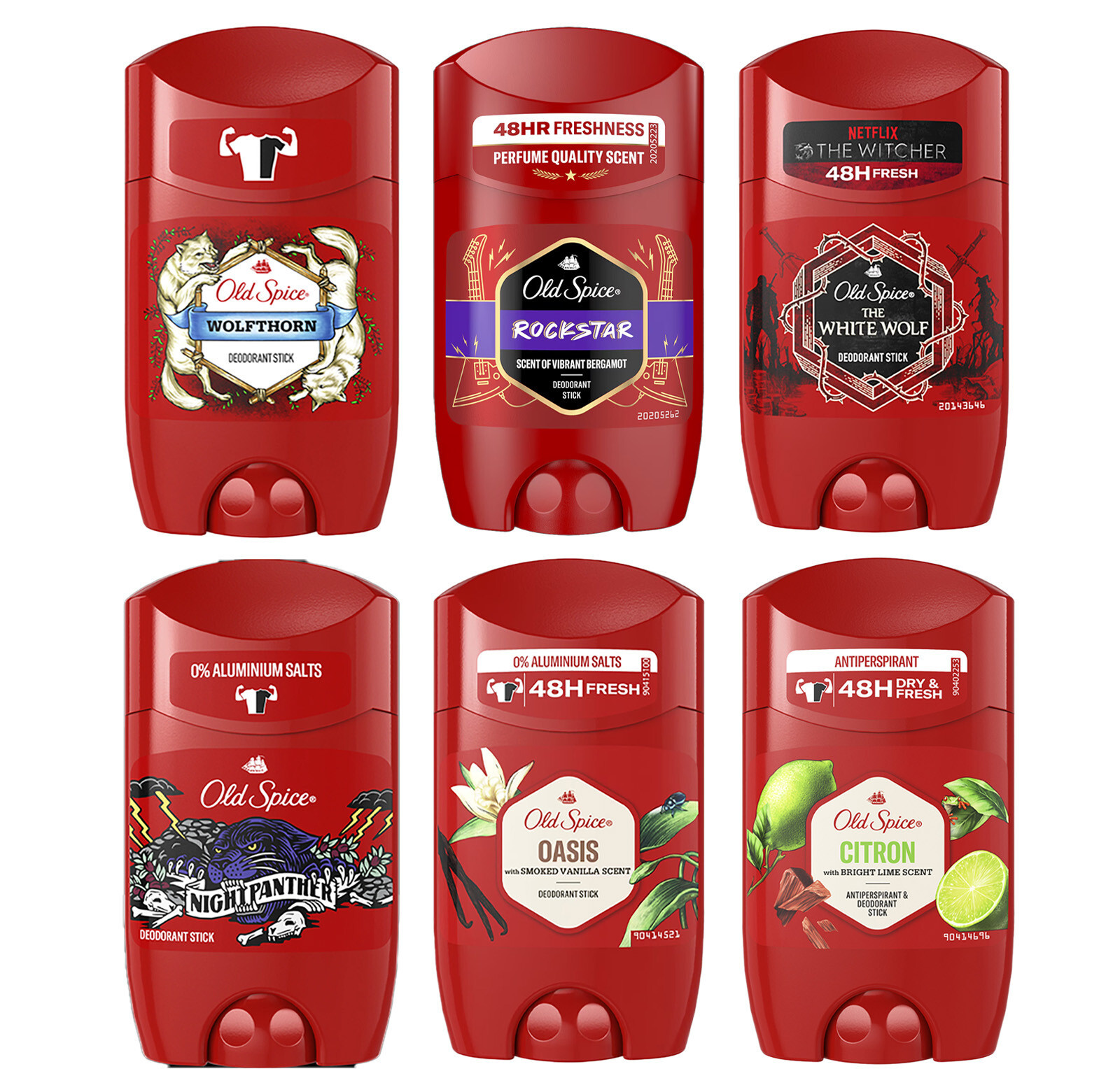 Old Spice Stick Desodorante Antitranspirante Oasis Citron Toda la Gama 50ml P...
