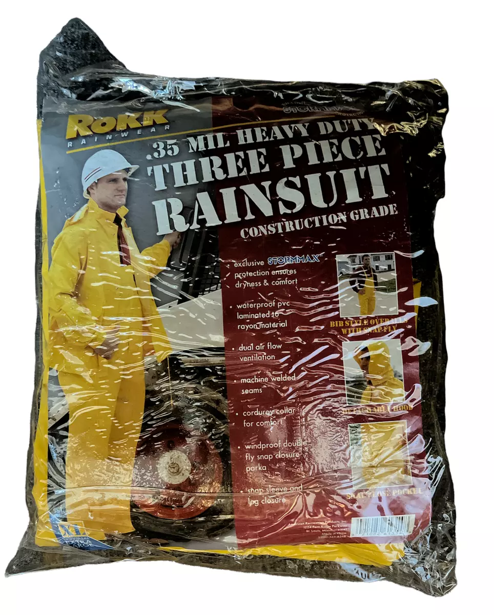 Heavy duty rain gear for on sale construction