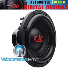 DD AUDIO VO-WN710-D2 10" 1200W RMS DUAL 2-OHM PRO AUDIO NEO WOOFER BASS SPEAKER