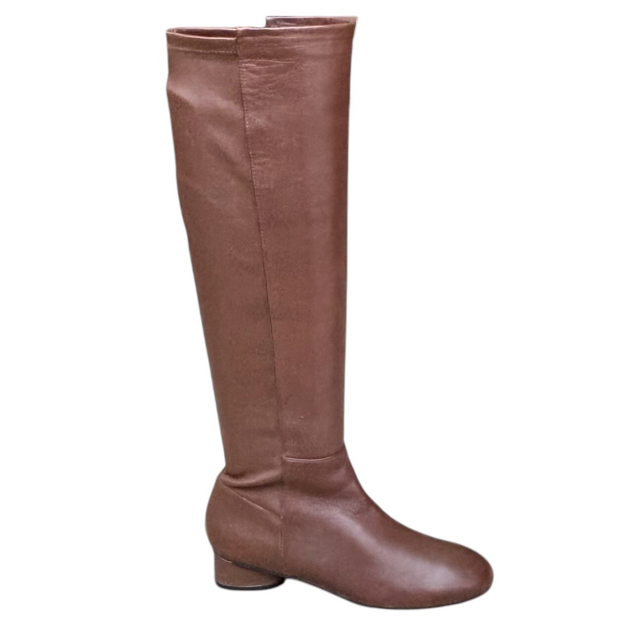 STUART WEITZMAN Cognac Stretch Leather Pull On Bo… - image 6