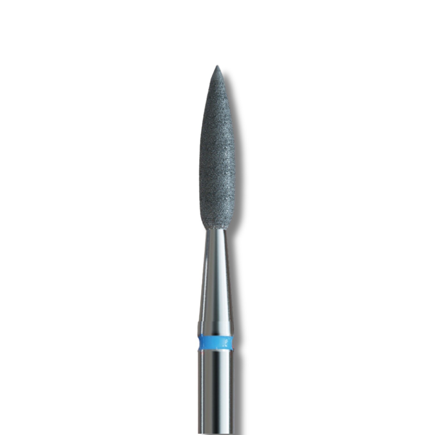IQ Nails Diamond Nail Drill Bit Flame Shape Medium Fine 2.1mm MANICURE PEDICURE