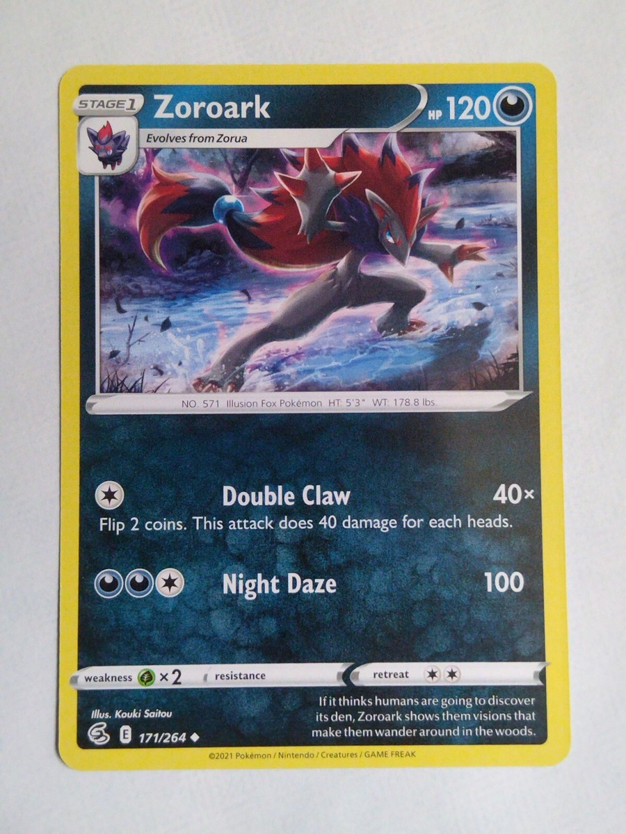 Pokémon TCG Zoroark Fusion Strike 171/264 Regular Uncommon