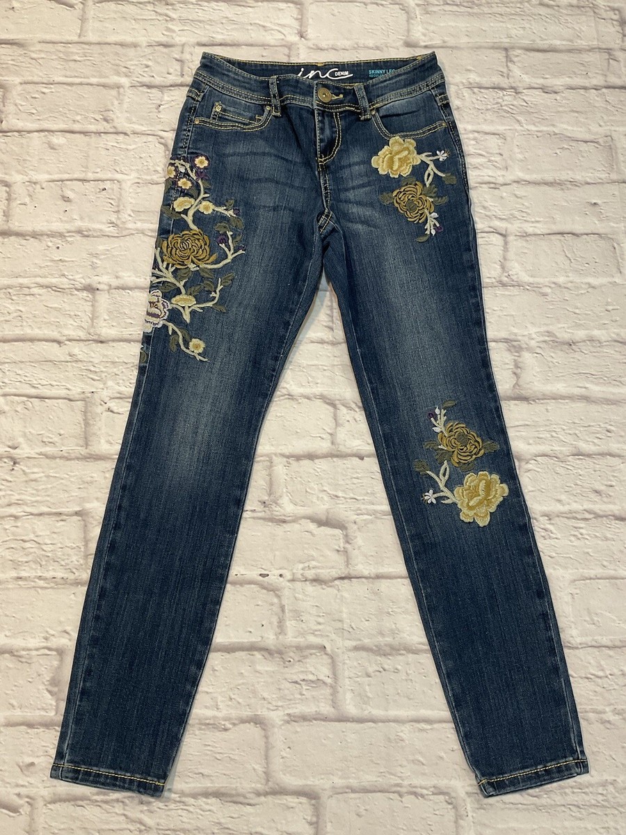 Inc Denim Jeans Women's 2p 2 Petite Skinny Leg Regular Fit