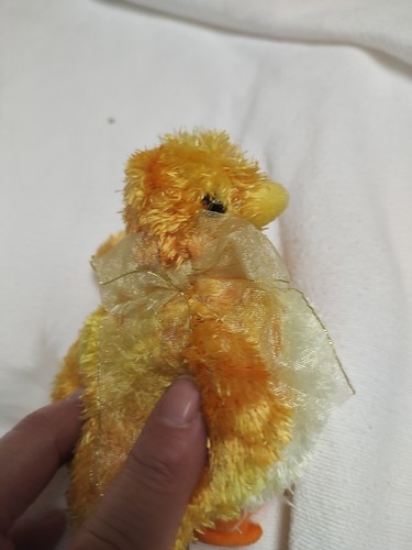 TY Beanie Babies CHICKIE the Baby Pollo Pulcino Peluche Pasqua 2001 Nuovo con etichette - Foto 19 di 22