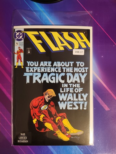 FLASH #76 VOL. 2 8.0 DC COMIC BOOK D98-17 - Afbeelding 1 van 1