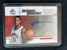 Boris Diaw  Certified Signature  Autograph Auto On Card