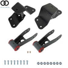 4" Rear Drop Kit Shackles & Hangers For 1988-1998 Chevy Silverado GMC 1500 Truck