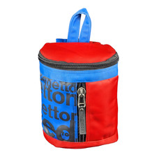 United Colors of Benetton - Mini zaino borsa vintage anni 90 rosso e blu