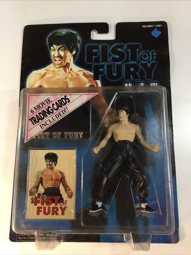 FIST of FURY Bruce Lee 6 MOVIE Trading Cards Included Rare 1998 Action Figure - Picture 1 of 9