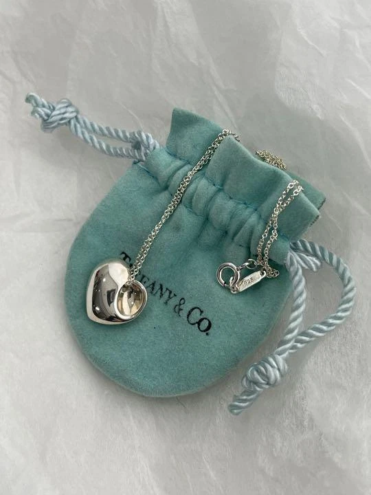 Ebay tiffany clearance necklace silver