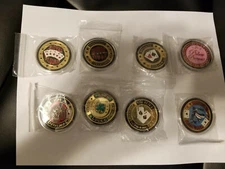 YOUR CHOICE! DA VINCI Hand Painted Poker Card Guard Protectors w/ Coin Protector