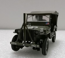 JEEP WILLYS U.S. Army  - Rare Vintage 1/18 Scale , Solido , France 1990s