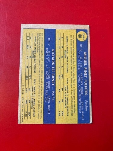 1970 O-Pee-Chee baseball set break OPC #88 Seattle Pilots Rookies - Picture 2 of 2