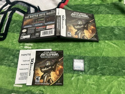 Star Wars Battlefront: Elite Squadron (Nintendo DS, 2009) CIB