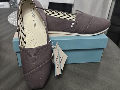 TOMS Women's Alpargata Paper Source Slip-On Womens Size 9.5