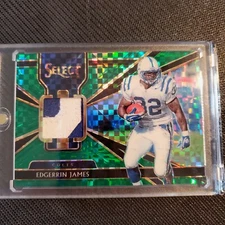 2018 Panini Select Edjerrin James Green Prizm Patch /5 HOF 🔥 Indianapolis Colts