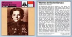 Women In Soviet Service - 1941-45 - Military - WW2 Edito-Service SA 1977 Card