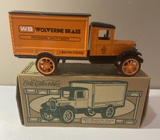 Ertl Collectibles 1931 Hawkeye Delivery Truck Diecast Metal Bank W/ Key  