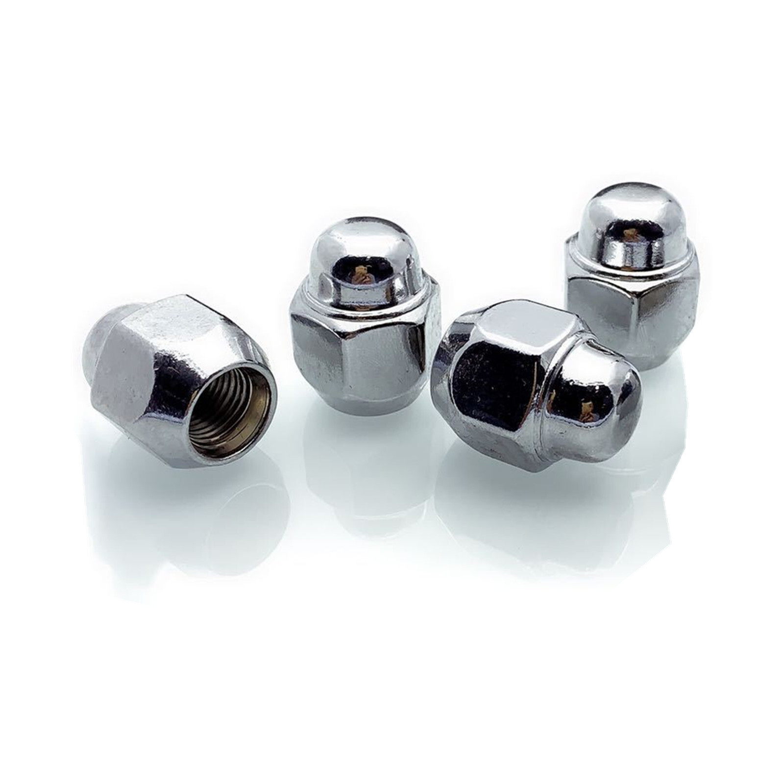 4Pcs For Nissan Alloy Wheel Nut M12 X 1.25 21hex Micra Juke Almera