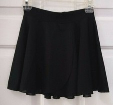 Girls Motionwear Black Dance Skirt Size Medium Child
