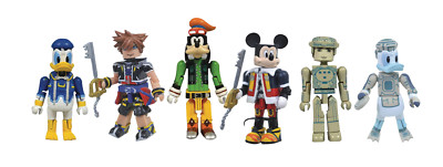 Kingdom Hearts Minimates Series 1 Two Pack Set of 3 Diamond Select
