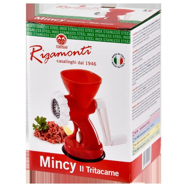 Macchina Tritacarne e Biscotti Mincy Manuale - Ventosa Salvaspazio