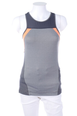 casall Top Sport Fitness Workout Mesh Einsatz D 36 Grau-Töne
