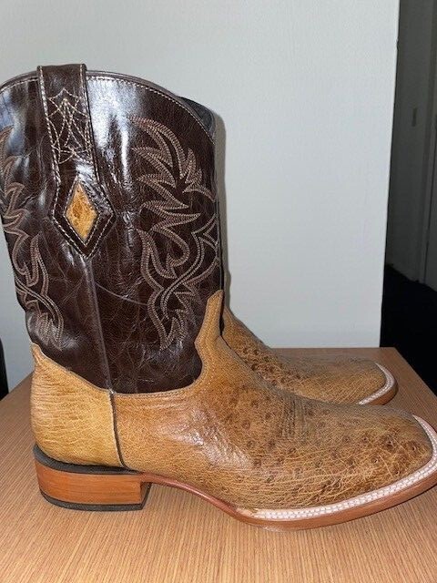 JB Dillion exotic boots for sell. Ostrich skin worn twice Jb dillon ostrich - Gem main image 2
