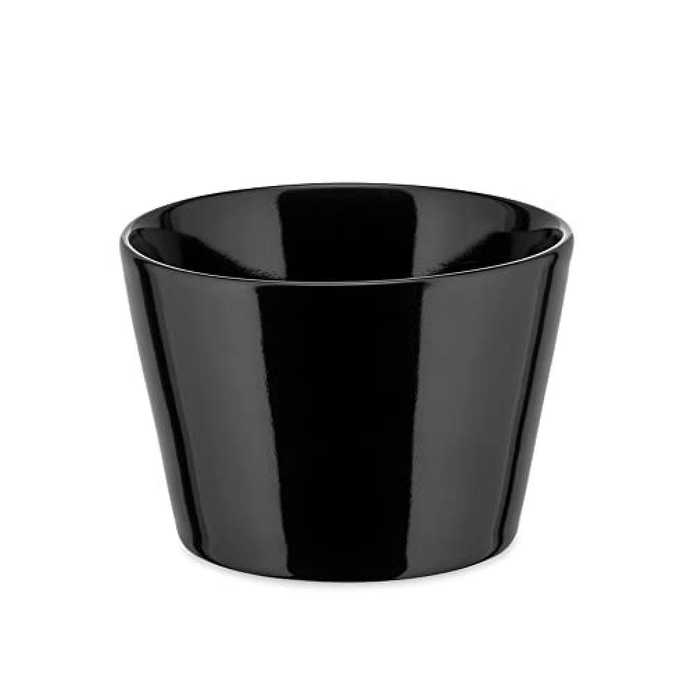 Alessi Tonale | DC03/78 B - Set di 4 Tazzei in Ceramica Stoneware, Nero - NUOVO