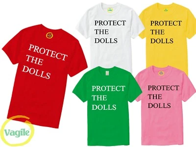 Protect The Dolls Trans Pride süße Katze LGBTQ Frauen Solidarität Herren T-Shirt Tees