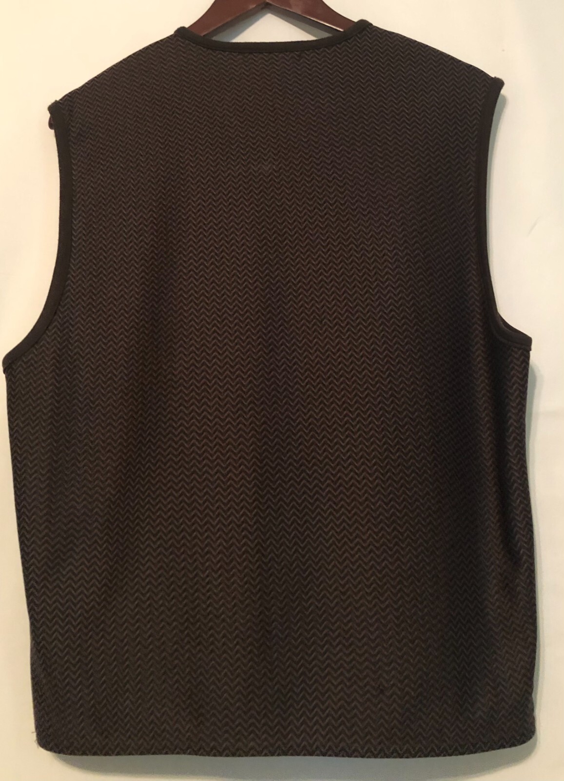 Vintage Mens Norma Della Legge Pull Over Vest Made in Italy SZ 50 New Boxer image 2