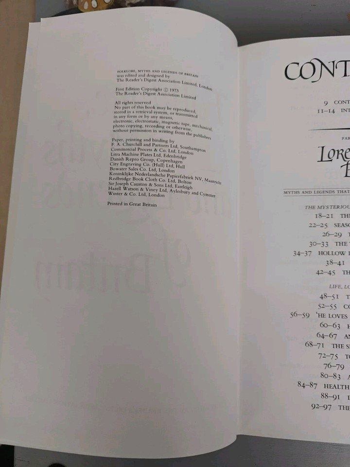 folklore myths and legends of britain 1973, + VAT . OUTSIDE UK. eBay