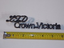 Vtg 82-87 Ford Ltd Crown Victoria Car Vehicle Emblem Logo Badge E0ab-5450398-aa