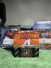 2024 Bowman Chrome Miguel Bleis Top 100 Orange Parallel 3/25 Boston Red Sox