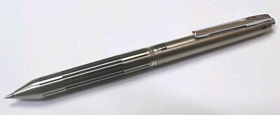 Pilot Vtg New Etched 2+1 Multi Function Mechanical Pencil,Red&Black Pen Japan