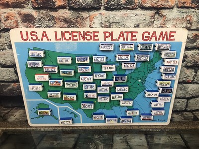 Melissa & Doug USA License Plate Flip to Win Wooden Travel Car Trip Game Kids | eBay