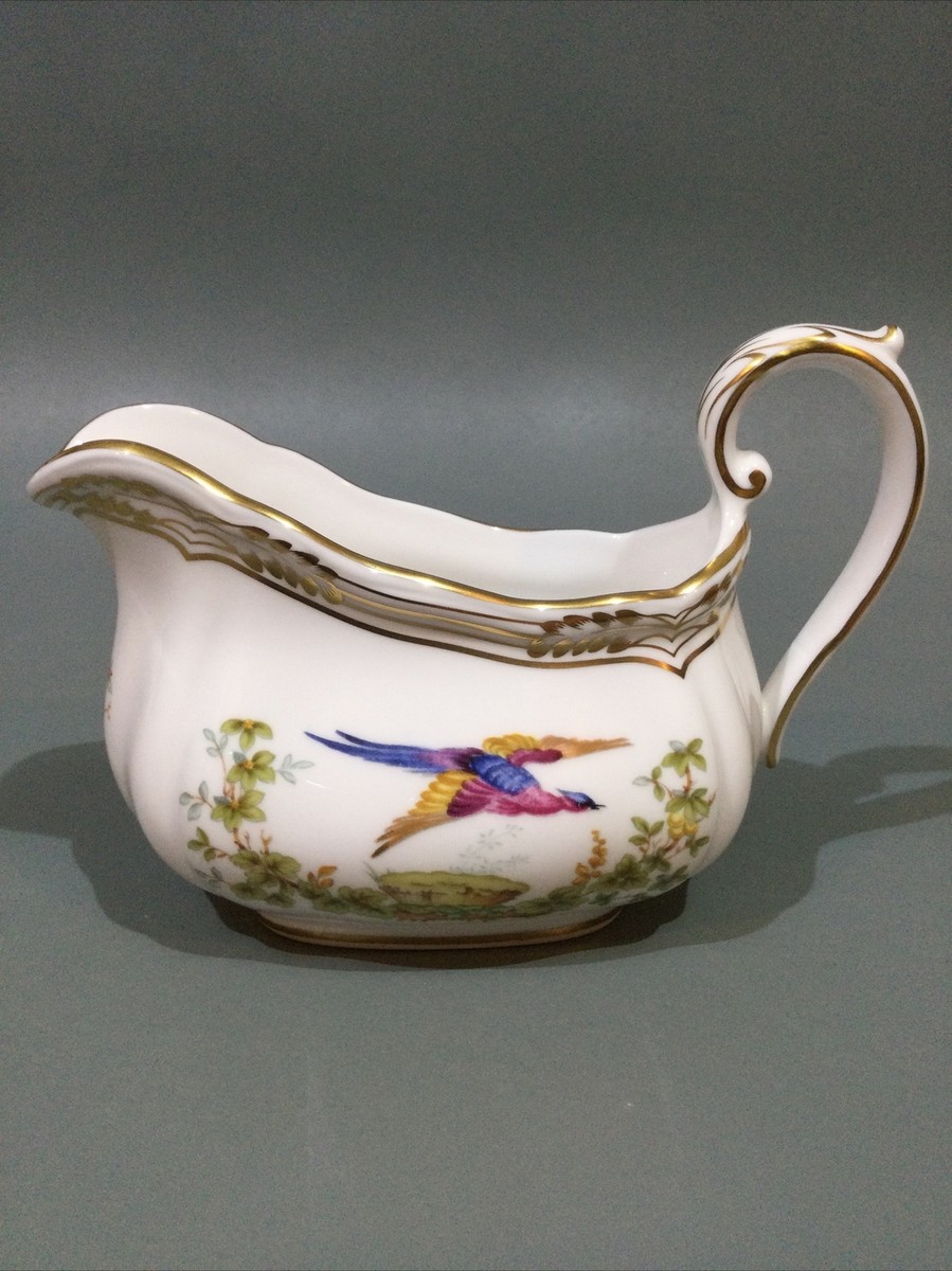 Spode Bone China “ Chelsea Bird “ Cream Jug Covered Sugar