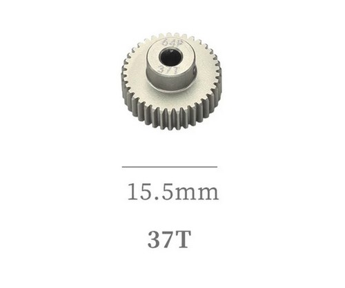 HARD COATED ALU 64P PITCH 21T - 54T PINION GEAR FOR 1/8 1/10 CAR BUGGY MONSTER - Picture 16 of 58