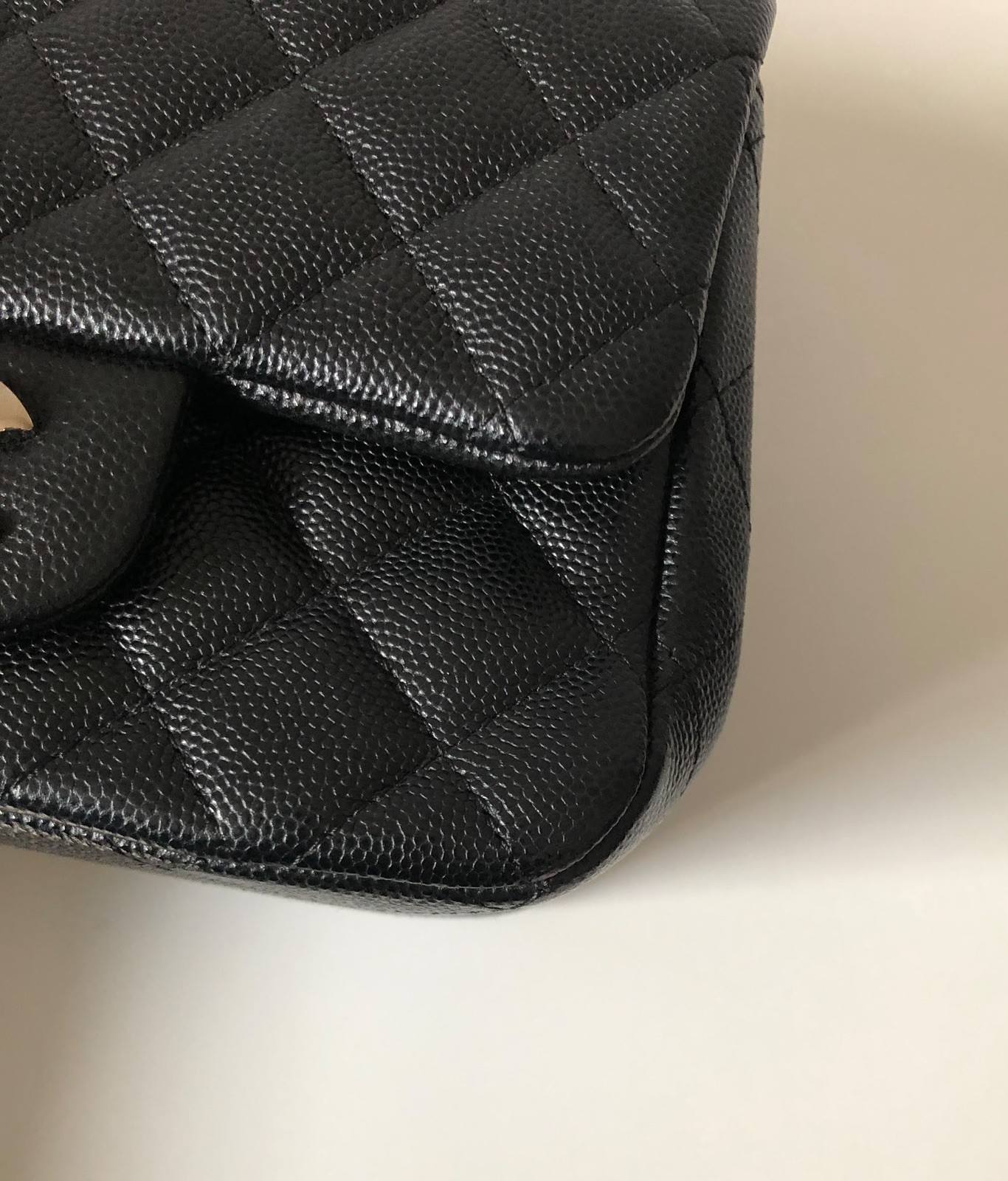 CHANEL Classic Quilted Mini Flap Bag – Black Caviar Leather image 10