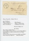 Mr Fancy Cancel STAMPLESS BELAIR Md BALT COURTHOUSE BALTIMORE ASCC $35 1844 FLS  — photo 1