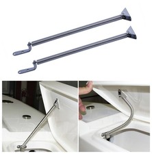 2X Stainless-Steel Boat Hatch Spring  Holder Adjuster with U-Bolt 8-1/4 L-Shape