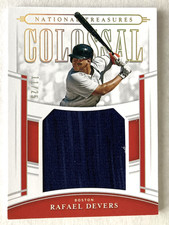 2020  National Treasures Colossal Materials Holo Gold #6 Rafael Devers  11/25