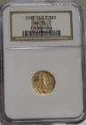 2003 US Gold Eagle 1/10th $5 NGC MS70