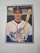 1993-94 Fleer Excel All-Stars Johnny Damon #6 (RC) Rockford Royals Baseball Card